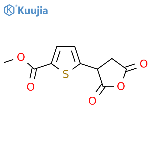 methyl 5-(2,5-dioxooxolan-3-yl)thiophene-2-carboxylate structure