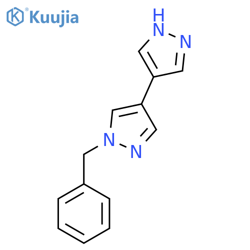 1-benzyl-4-(1H-pyrazol-4-yl)-1H-pyrazole structure