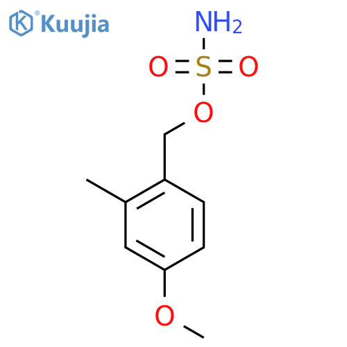 (4-methoxy-2-methylphenyl)methyl sulfamate structure