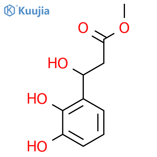 Methyl 3-(2,3-dihydroxyphenyl)-3-hydroxypropanoate structure