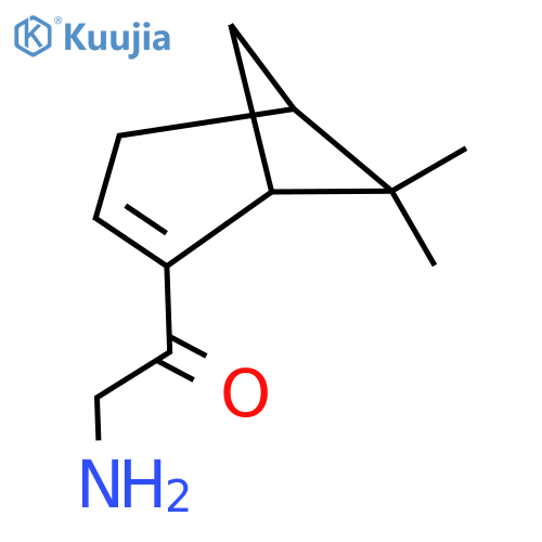 2-amino-1-{6,6-dimethylbicyclo3.1.1hept-2-en-2-yl}ethan-1-one structure