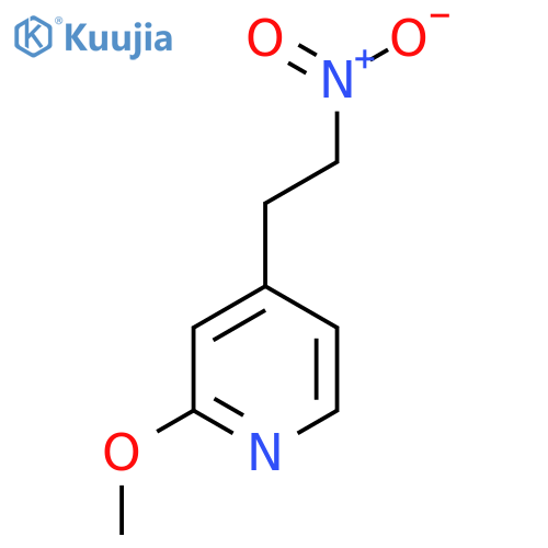 2-methoxy-4-(2-nitroethyl)pyridine structure