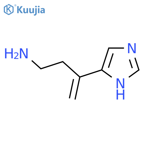 3-(1H-imidazol-5-yl)but-3-en-1-amine structure