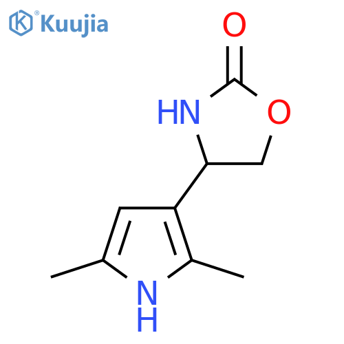 4-(2,5-dimethyl-1H-pyrrol-3-yl)-1,3-oxazolidin-2-one structure