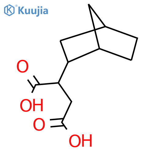 2-{bicyclo2.2.1heptan-2-yl}butanedioic acid structure