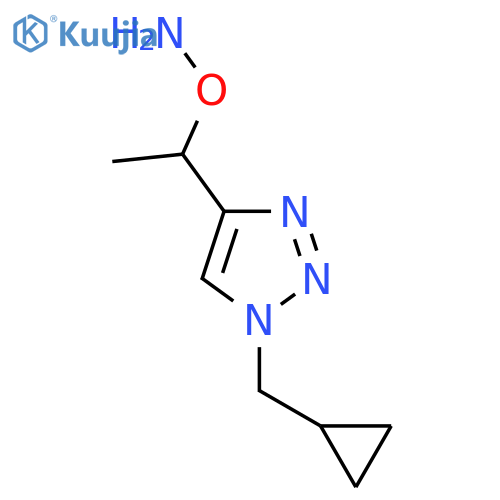 O-{1-1-(cyclopropylmethyl)-1H-1,2,3-triazol-4-ylethyl}hydroxylamine structure