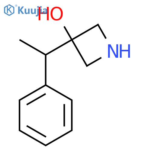 3-(1-phenylethyl)azetidin-3-ol structure