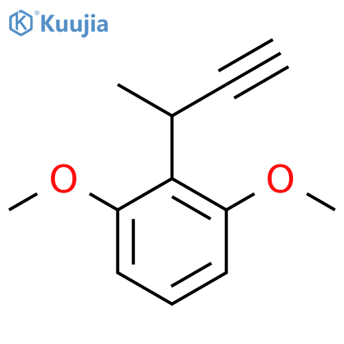 2-(but-3-yn-2-yl)-1,3-dimethoxybenzene structure
