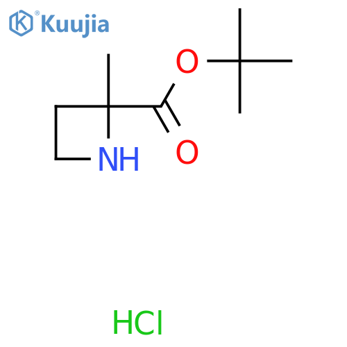 tert-Butyl 2-methylazetidine-2-carboxylate hydrochloride structure