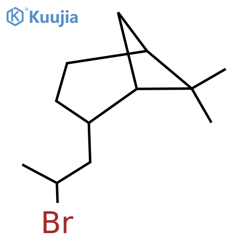 2-(2-bromopropyl)-6,6-dimethylbicyclo3.1.1heptane structure