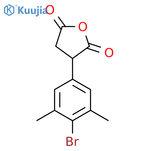3-(4-bromo-3,5-dimethylphenyl)oxolane-2,5-dione structure
