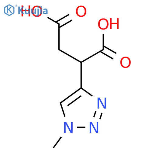 2-(1-methyl-1H-1,2,3-triazol-4-yl)butanedioic acid structure