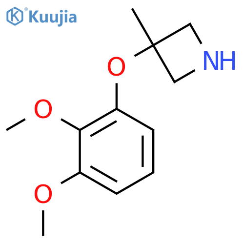 3-(2,3-dimethoxyphenoxy)-3-methylazetidine structure