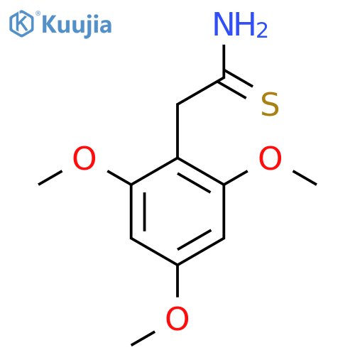 2-(2,4,6-trimethoxyphenyl)ethanethioamide structure