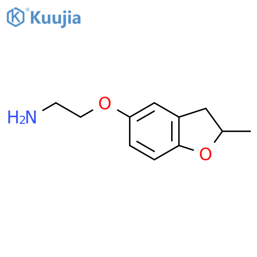 5-(2-aminoethoxy)-2-methyl-2,3-dihydro-1-benzofuran structure