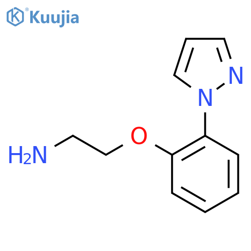 2-2-(1H-pyrazol-1-yl)phenoxyethan-1-amine structure