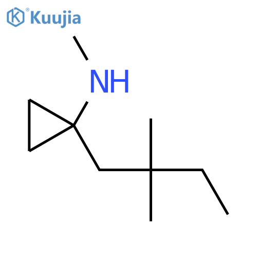 1-(2,2-dimethylbutyl)-N-methylcyclopropan-1-amine structure