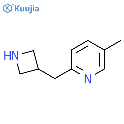 2-(azetidin-3-yl)methyl-5-methylpyridine structure