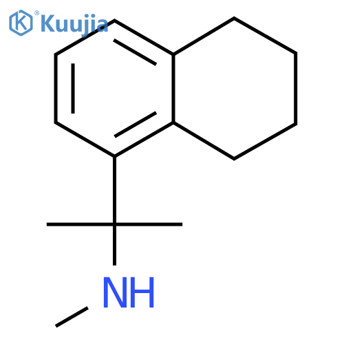 methyl2-(5,6,7,8-tetrahydronaphthalen-1-yl)propan-2-ylamine structure