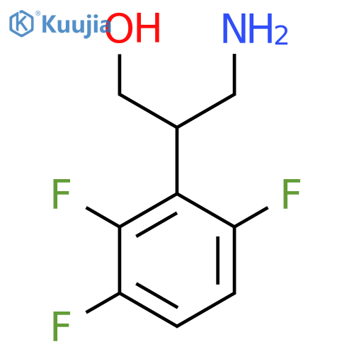 3-amino-2-(2,3,6-trifluorophenyl)propan-1-ol structure