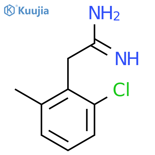 2-(2-chloro-6-methylphenyl)ethanimidamide structure