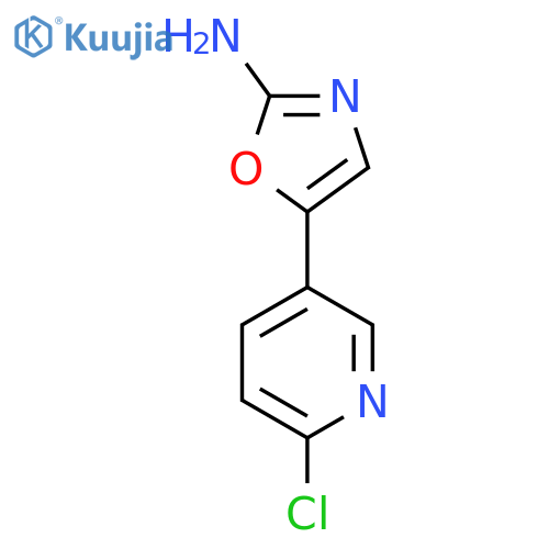 5-(6-Chloropyridin-3-yl)-1,3-oxazol-2-amine structure