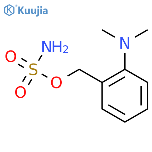 2-(dimethylamino)phenylmethyl sulfamate structure