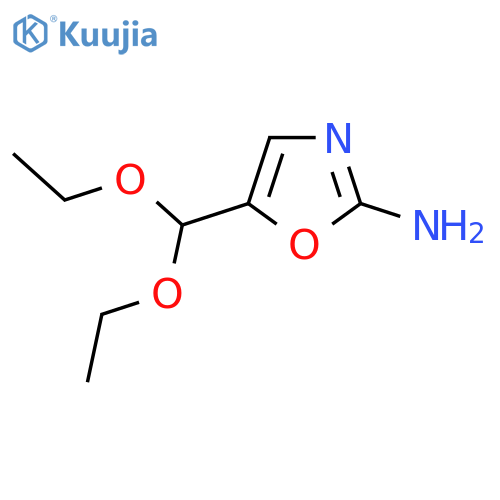 5-(diethoxymethyl)-1,3-oxazol-2-amine structure