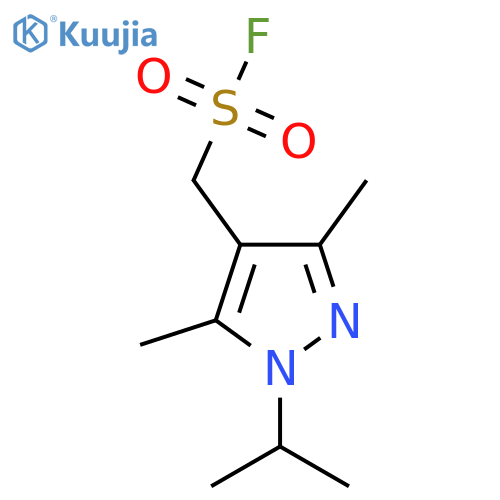 3,5-dimethyl-1-(propan-2-yl)-1H-pyrazol-4-ylmethanesulfonyl fluoride structure