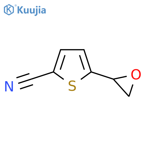 5-(oxiran-2-yl)thiophene-2-carbonitrile structure