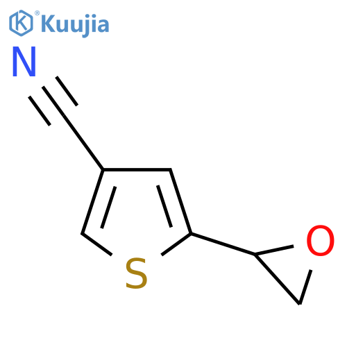 5-(oxiran-2-yl)thiophene-3-carbonitrile structure