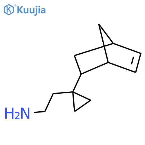 2-(1-{bicyclo2.2.1hept-5-en-2-yl}cyclopropyl)ethan-1-amine structure