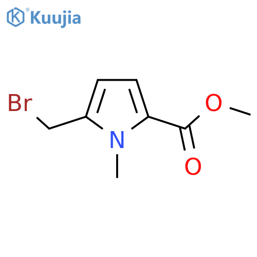 methyl 5-(bromomethyl)-1-methyl-1H-pyrrole-2-carboxylate structure