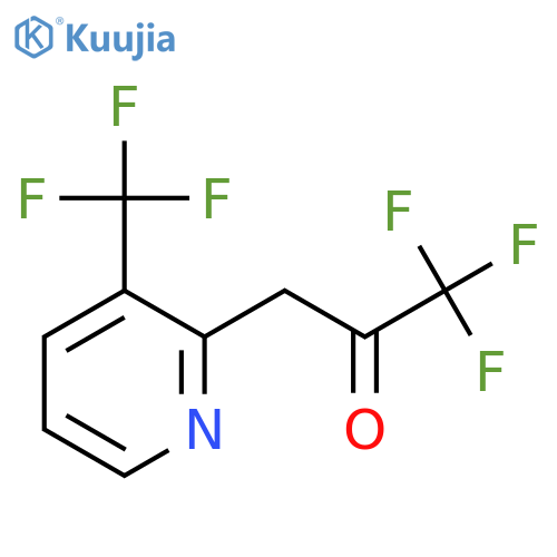 1,1,1-Trifluoro-3-[3-(trifluoromethyl)pyridin-2-yl]propan-2-one structure
