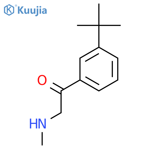 1-(3-tert-butylphenyl)-2-(methylamino)ethan-1-one structure