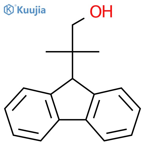 2-(9H-fluoren-9-yl)-2-methylpropan-1-ol structure