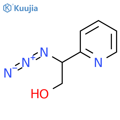 2-azido-2-(pyridin-2-yl)ethan-1-ol structure