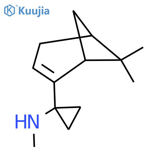 1-{6,6-dimethylbicyclo3.1.1hept-2-en-2-yl}-N-methylcyclopropan-1-amine structure