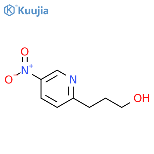 3-(5-nitropyridin-2-yl)propan-1-ol structure