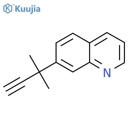 7-(2-methylbut-3-yn-2-yl)quinoline structure