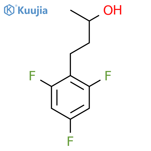 4-(2,4,6-trifluorophenyl)butan-2-ol structure