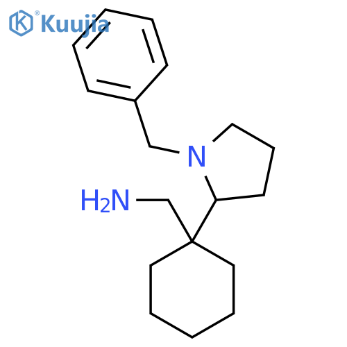 1-(1-benzylpyrrolidin-2-yl)cyclohexylmethanamine structure