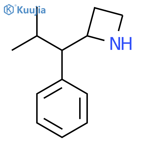2-(2-methyl-1-phenylpropyl)azetidine structure