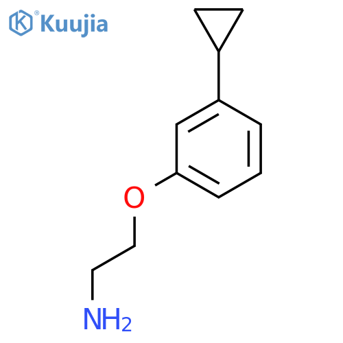 2-(3-cyclopropylphenoxy)ethan-1-amine structure