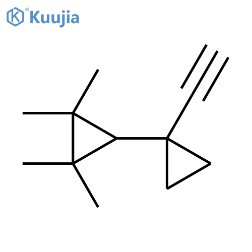 3-(1-ethynylcyclopropyl)-1,1,2,2-tetramethylcyclopropane structure