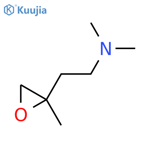 dimethyl2-(2-methyloxiran-2-yl)ethylamine structure