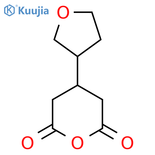 4-(oxolan-3-yl)oxane-2,6-dione structure