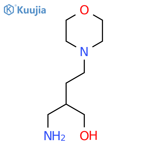 2-(aminomethyl)-4-(morpholin-4-yl)butan-1-ol structure