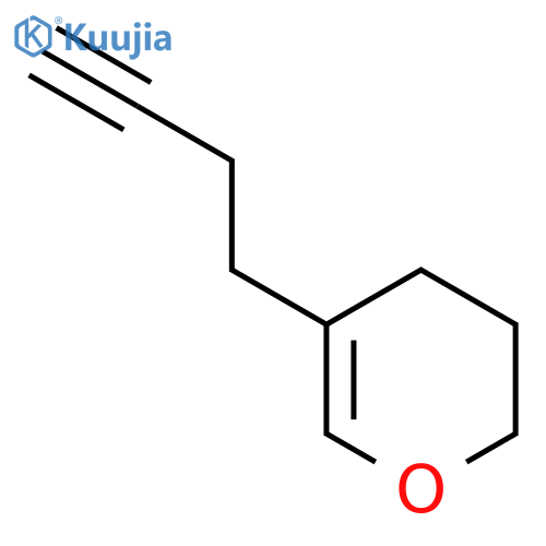 5-(but-3-yn-1-yl)-3,4-dihydro-2H-pyran structure