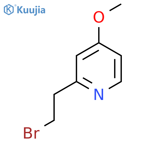 2-(2-bromoethyl)-4-methoxypyridine structure